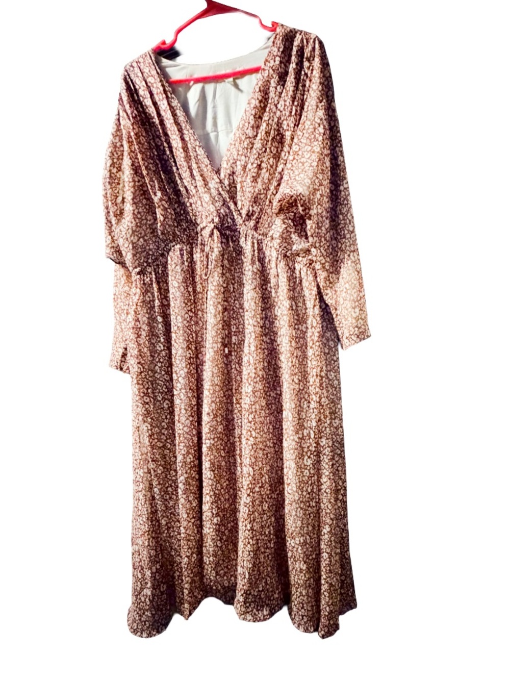 Ted Baker London Floral Long Sleeve Midi Dress | Size 3 plus
